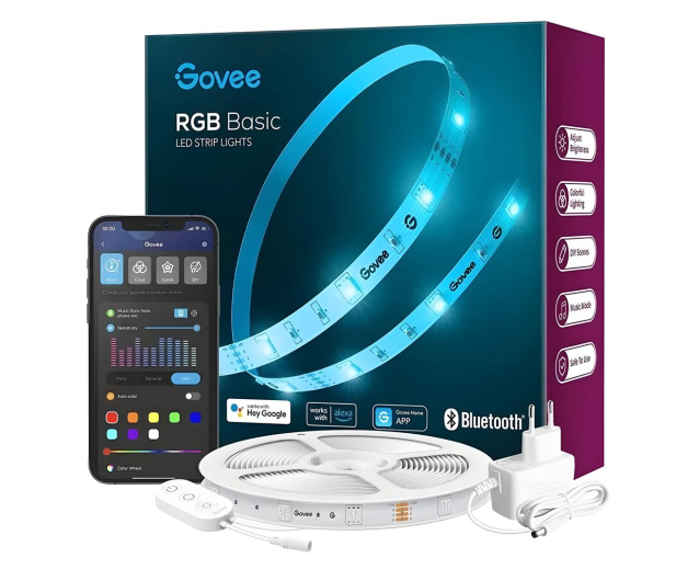 GOVEE Taśma LED H615A LED Strip Light 5m WiFi RGB - 1266357 - zdjęcie
